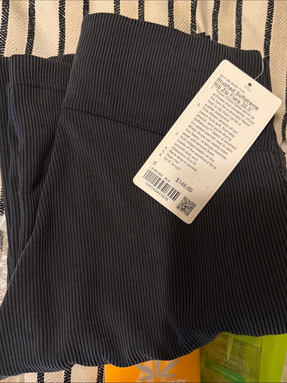 NWT Lululemon  Brushed Softstreme Rib Zip Flare
